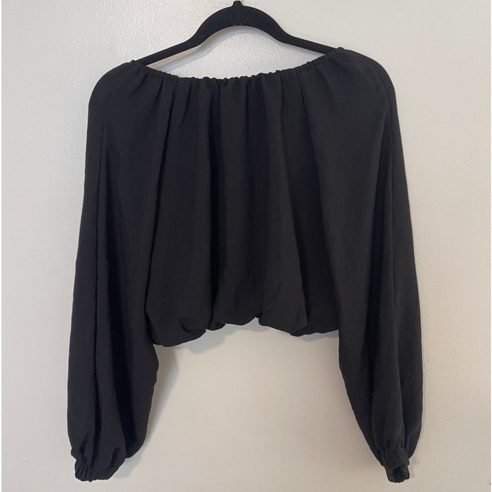 HYFVE Black Off-Shoulder Top